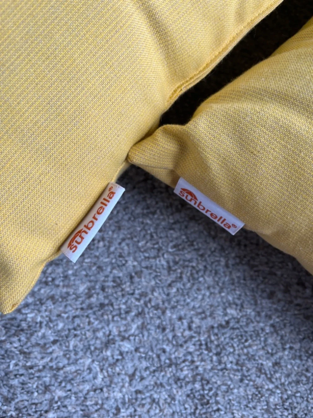 2 Sunbrella pillows